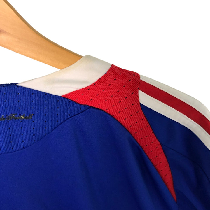00'S Adidas France national soccer team uniform game shirt men's XL size polyester blue type Vintage Second Hand