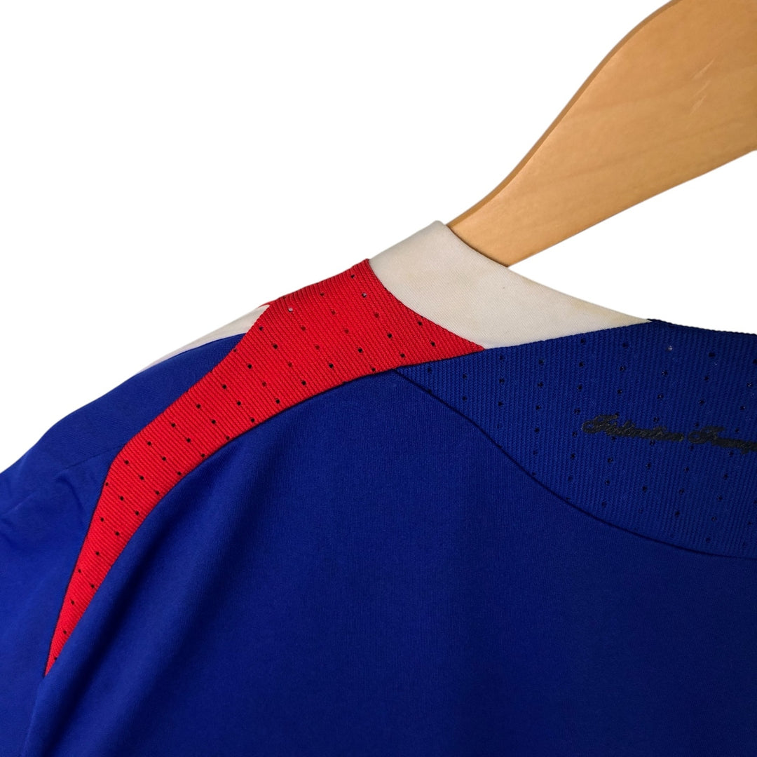 00'S Adidas France national soccer team uniform game shirt men's XL size polyester blue type Vintage Second Hand