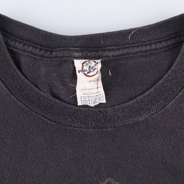 Delta DELTA JESUS CHRIST Jesus Christ Great Man T-shirt Men's XXL cotton black type Vintage Second Hand