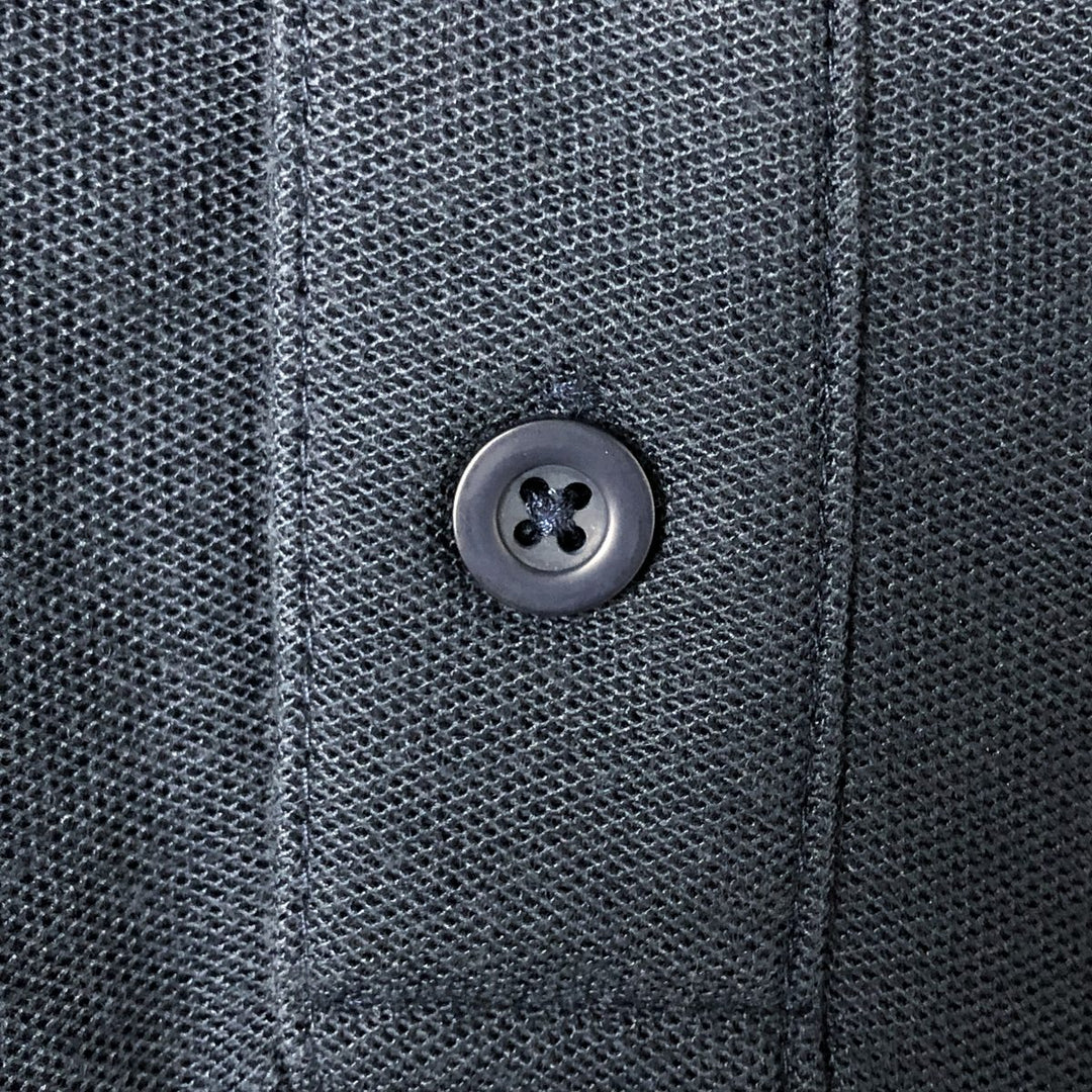 Carhartt Loose Fit Short Sleeve Striped Polo Shirt, Men's XL polyester navy blue type Vintage Second Hand