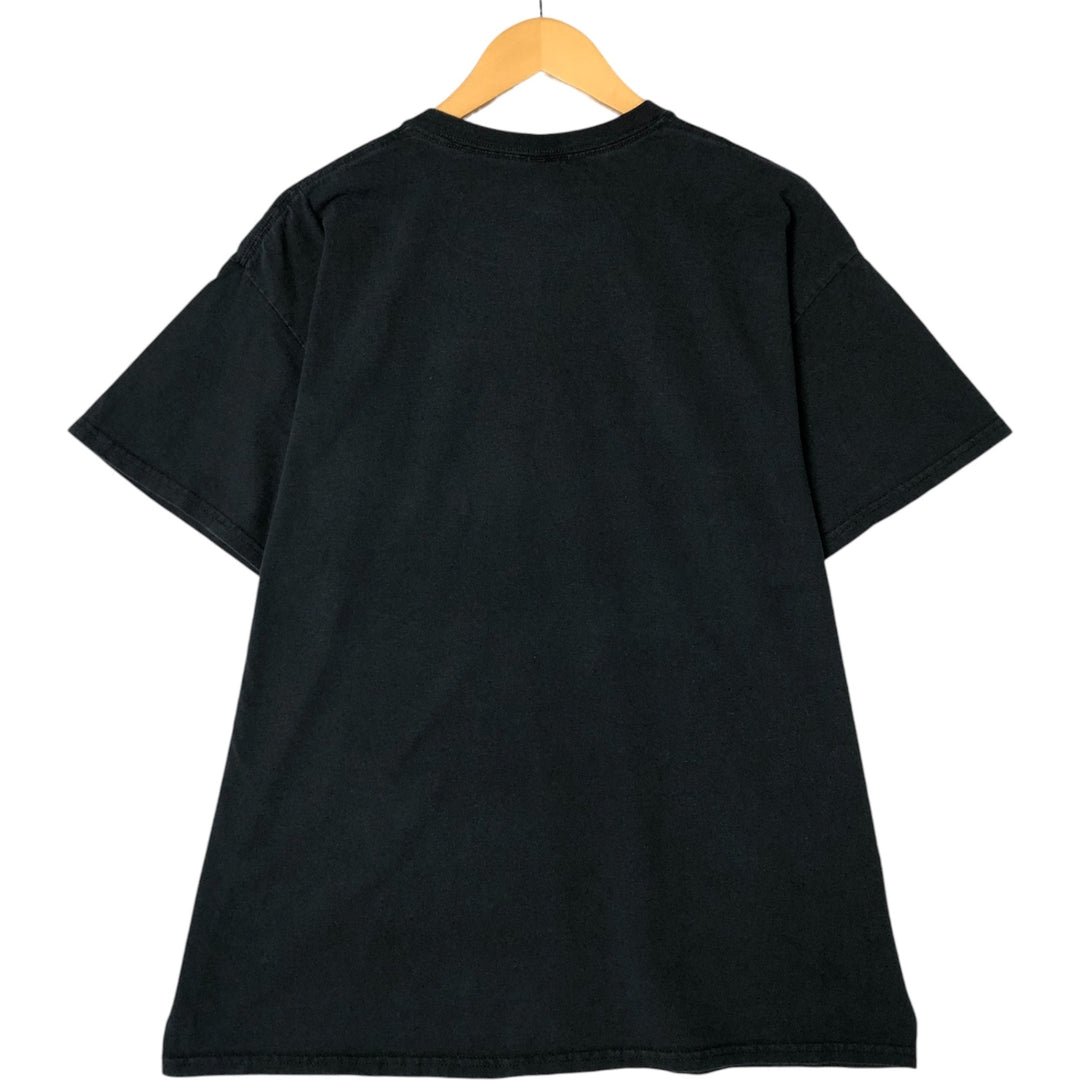 Disney THE LION KING Lion King Print T-shirt Men's XL size cotton black type Vintage Second Hand