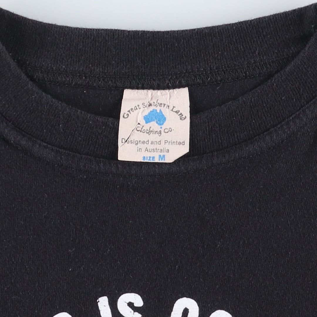 GREAT SOUTHERN LAND CLOTHING CO. JESUS CHRIST Printed T-shirt for men (M size) cotton black type Vintage Second Hand