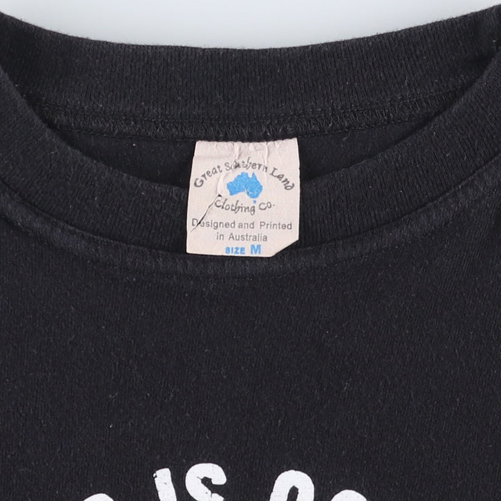 GREAT SOUTHERN LAND CLOTHING CO. JESUS CHRIST Printed T-shirt for men (M size) cotton black type Vintage Second Hand