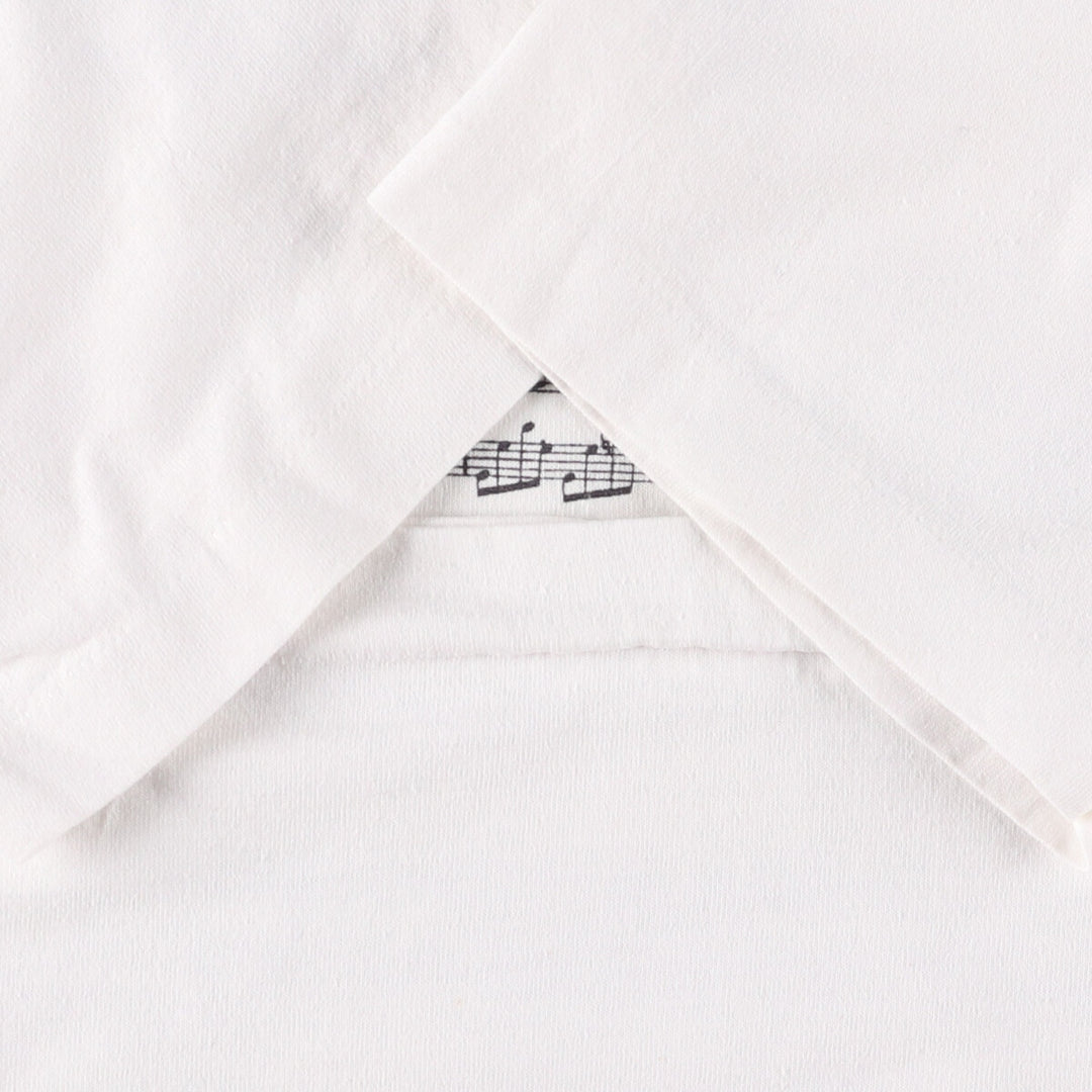 90'S Fruit of the Loom Best Band T-Shirt, Made in USA, Men's XL, Vintage cotton white type Vintage Second Hand