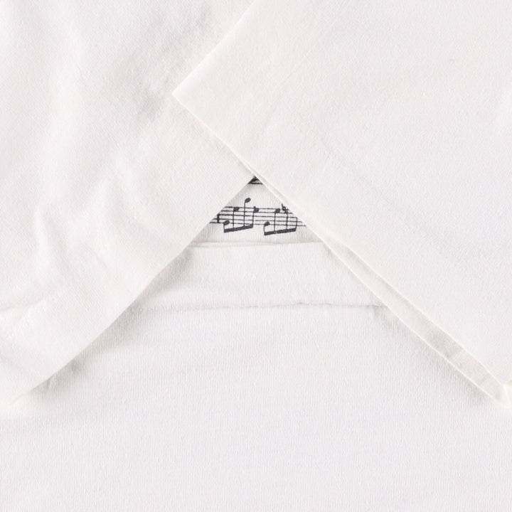 90'S Fruit of the Loom Best Band T-Shirt, Made in USA, Men's XL, Vintage cotton white type Vintage Second Hand