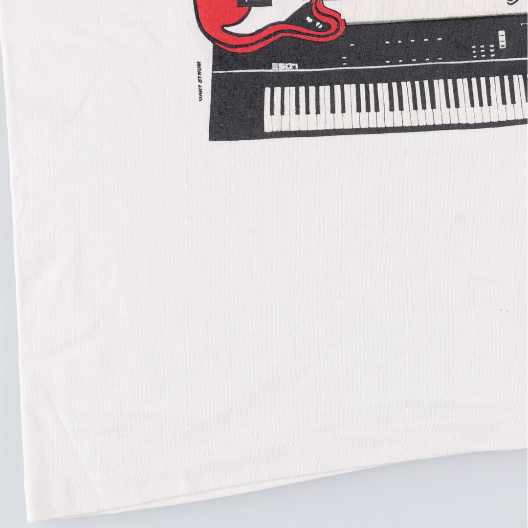 90'S Fruit of the Loom Best Band T-Shirt, Made in USA, Men's XL, Vintage cotton white type Vintage Second Hand