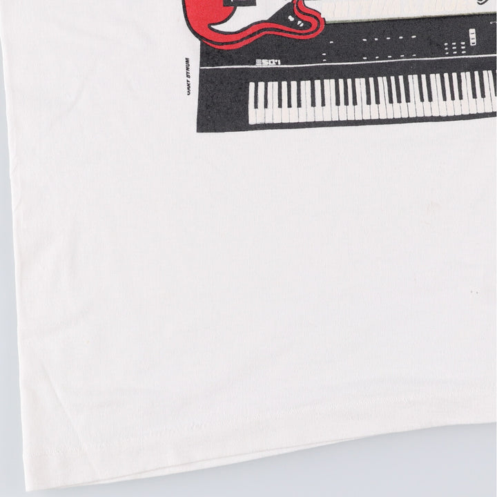 90'S Fruit of the Loom Best Band T-Shirt, Made in USA, Men's XL, Vintage cotton white type Vintage Second Hand