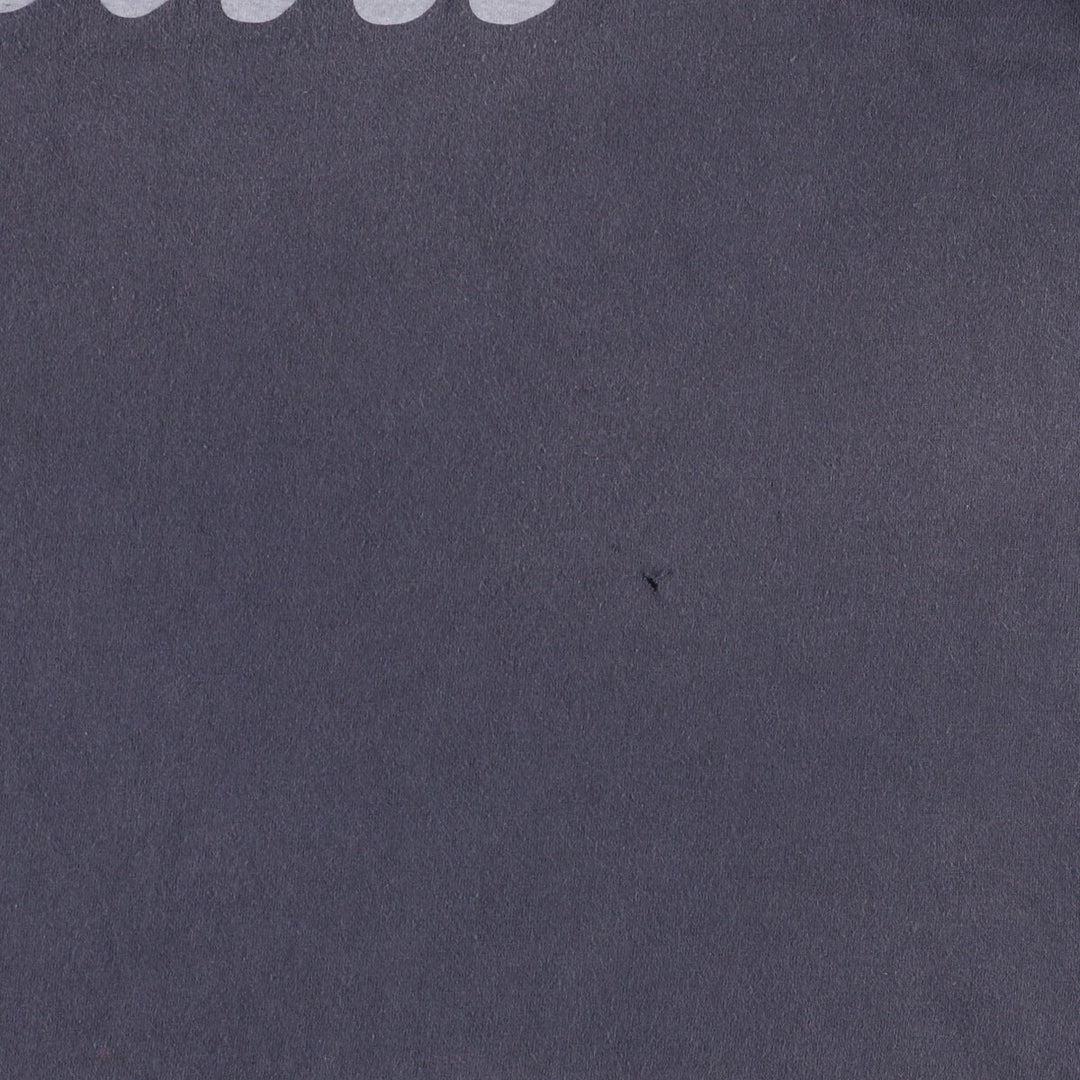 OPTIMA Printed T-shirt, Men's size L cotton navy blue type Vintage Second Hand