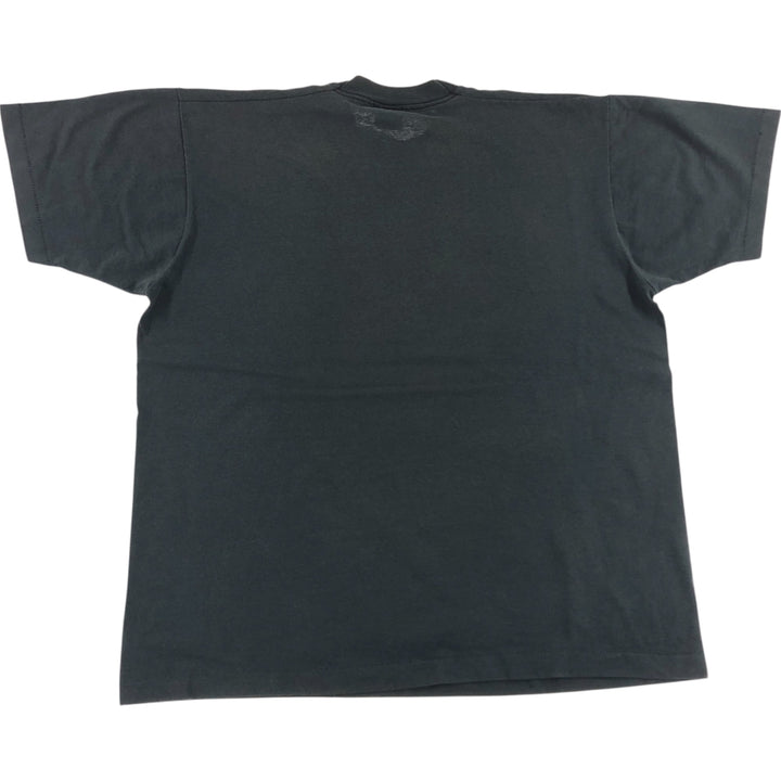 90'S Fruit of the Loom PNCBANK Message Print T-Shirt Made in USA Men's XL Vintage cotton black type Vintage Second Hand