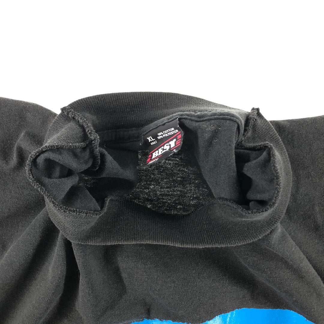 90'S Fruit of the Loom PNCBANK Message Print T-Shirt Made in USA Men's XL Vintage cotton black type Vintage Second Hand