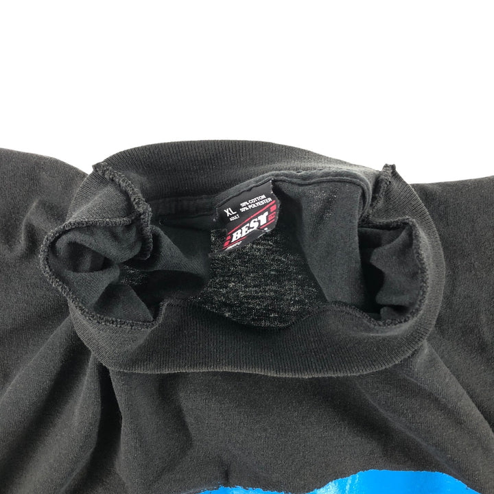 90'S Fruit of the Loom PNCBANK Message Print T-Shirt Made in USA Men's XL Vintage cotton black type Vintage Second Hand