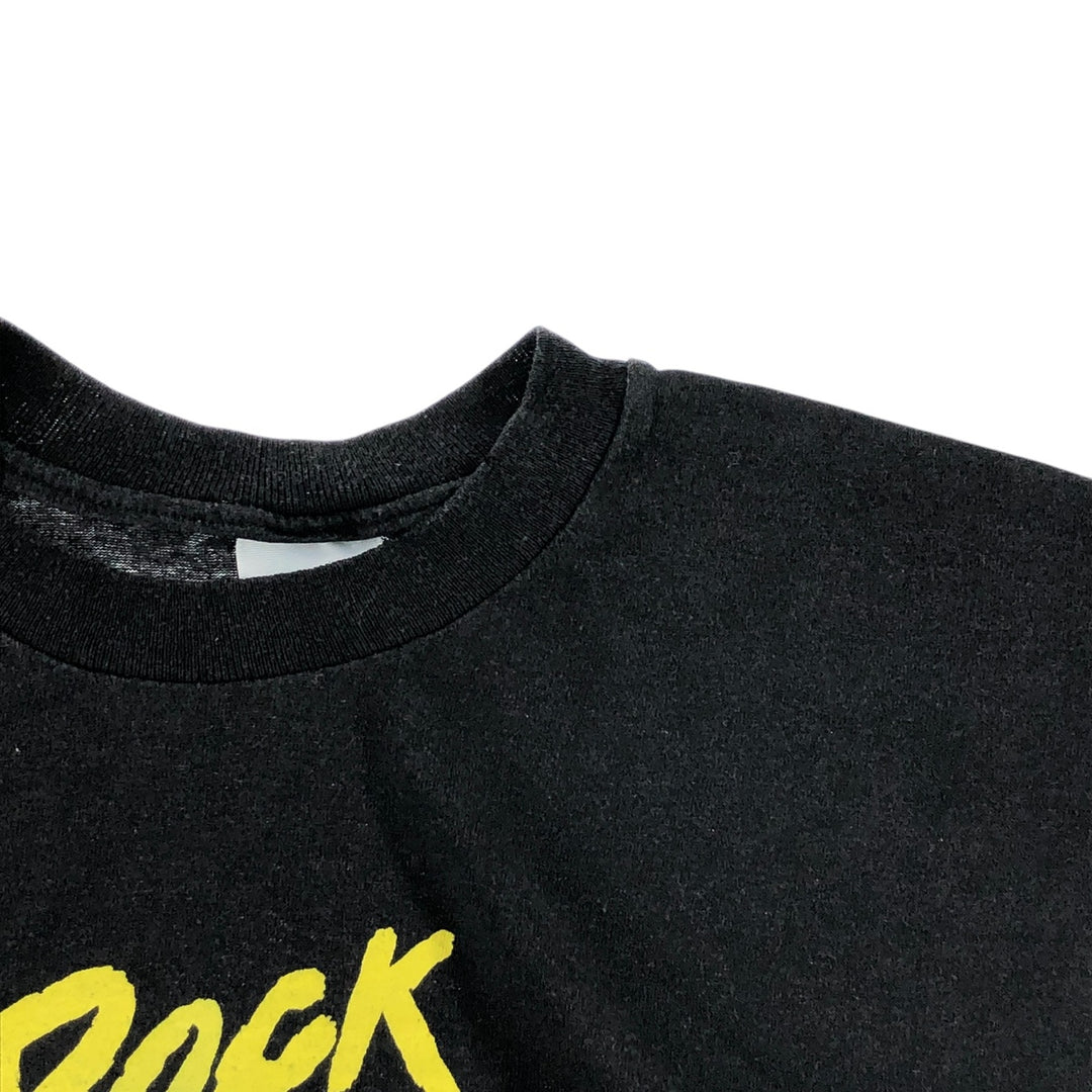 STEDMAN 95K-ROCK TWO DECADES OF ROCK Band T-shirt, Made in USA, Men's XL polyester black type Vintage Second Hand
