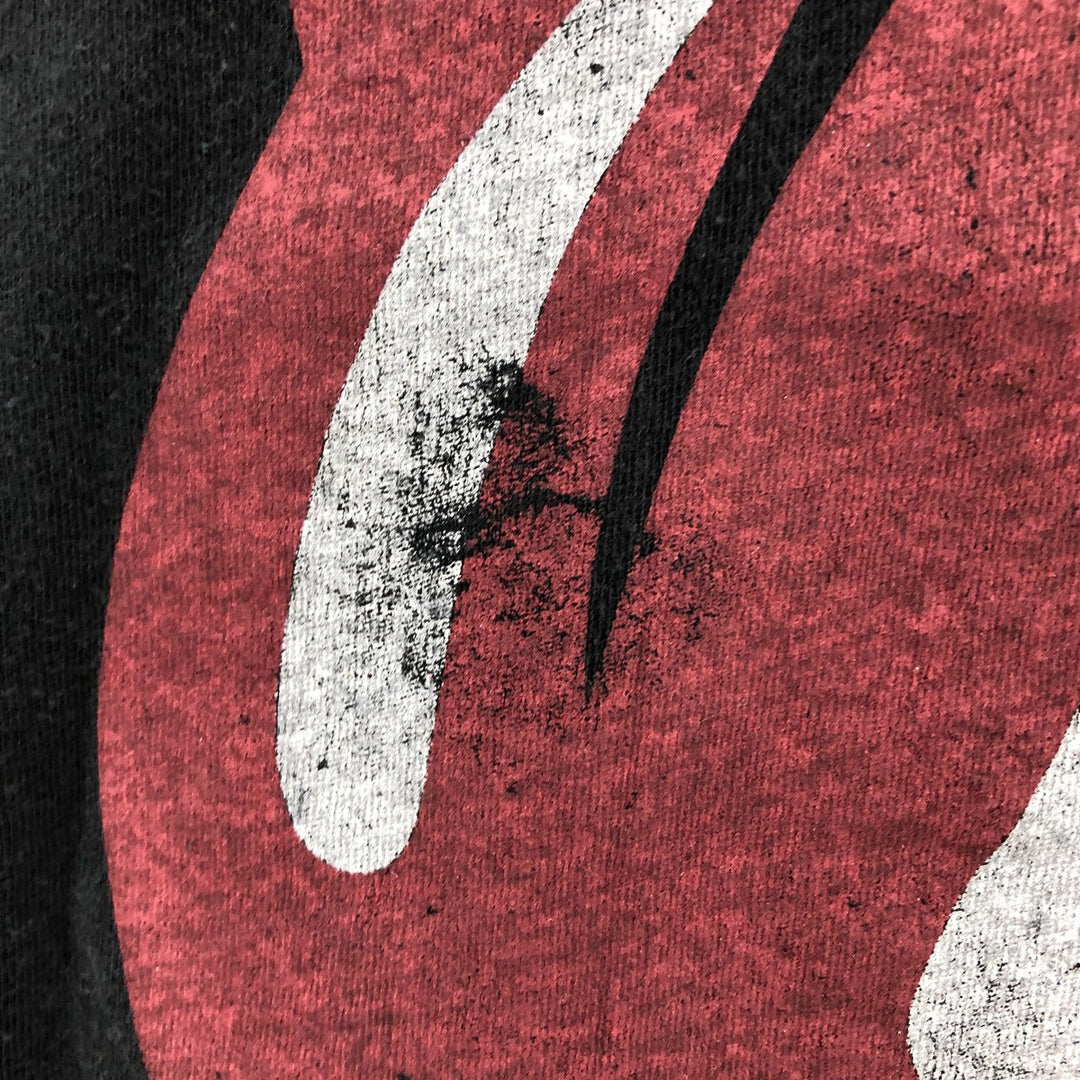 THE ROLLING STONES Band T-shirt, Men's XL size cotton black type Vintage Second Hand