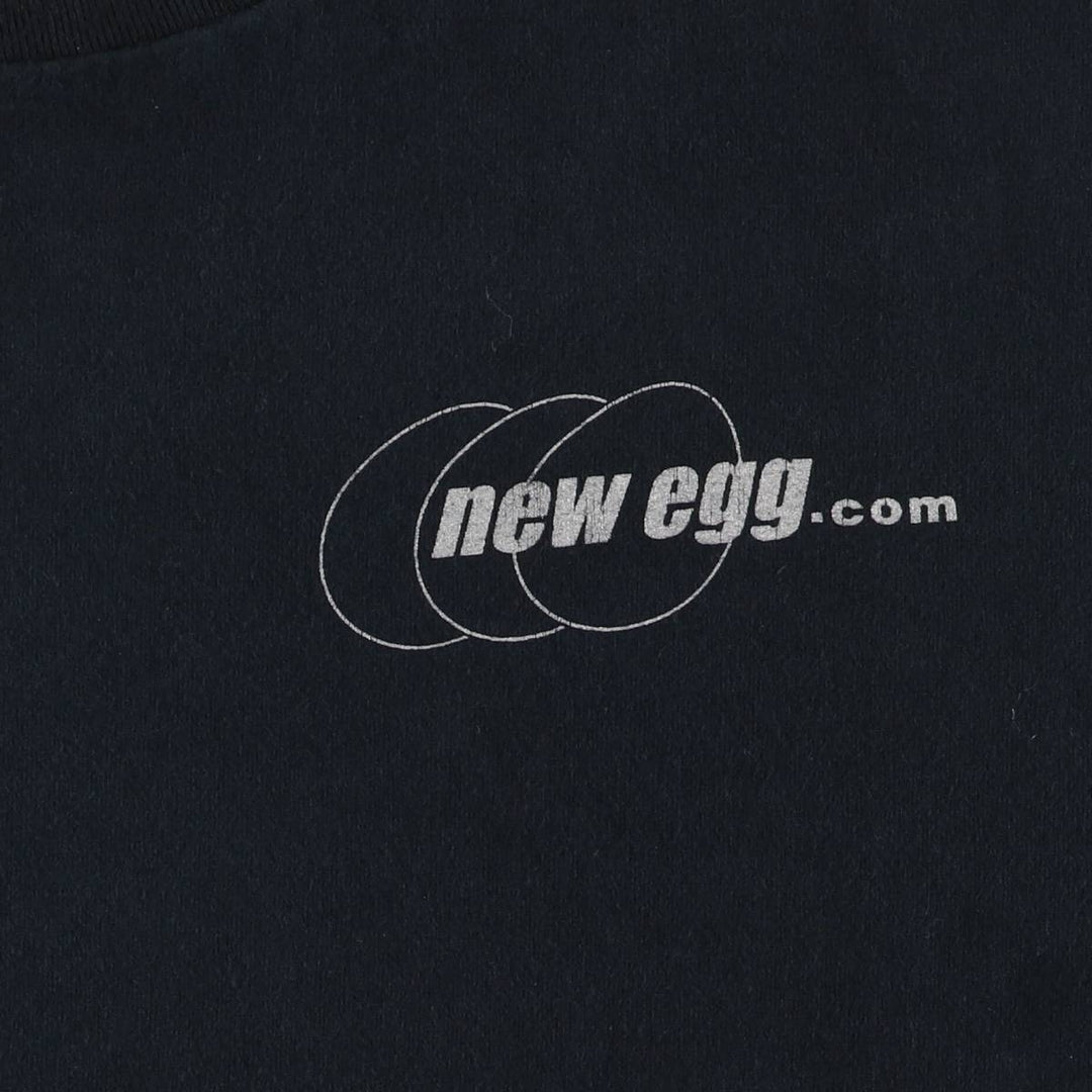Fruit of the Loom Newegg.com Advertising T-Shirt, Men's XL cotton black type Vintage Second Hand