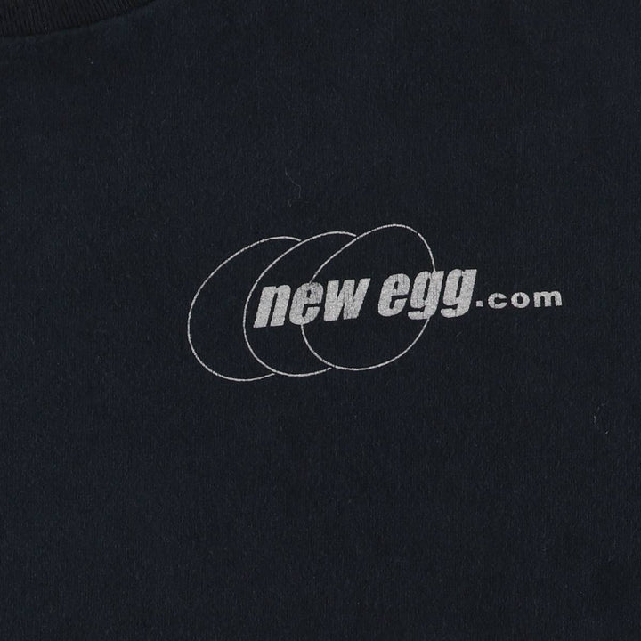 Fruit of the Loom Newegg.com Advertising T-Shirt, Men's XL cotton black type Vintage Second Hand