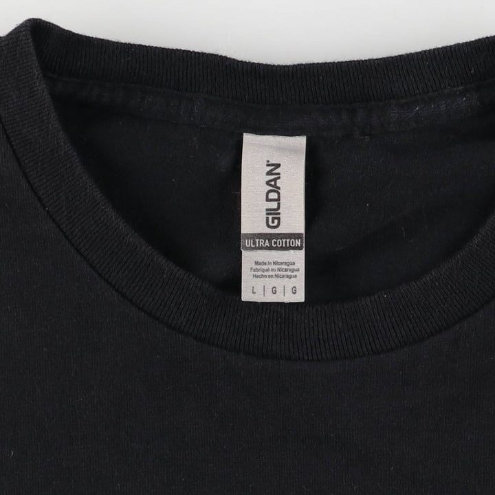 Gildan Audi Advertising T-Shirt, Men's Size L cotton black type Vintage Second Hand