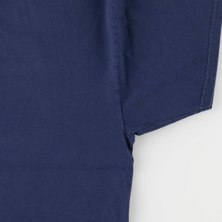 Hanes ESPN Advertising T-Shirt, Men's XL cotton navy blue type Vintage Second Hand