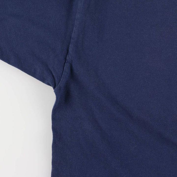 Hanes ESPN Advertising T-Shirt, Men's XL cotton navy blue type Vintage Second Hand