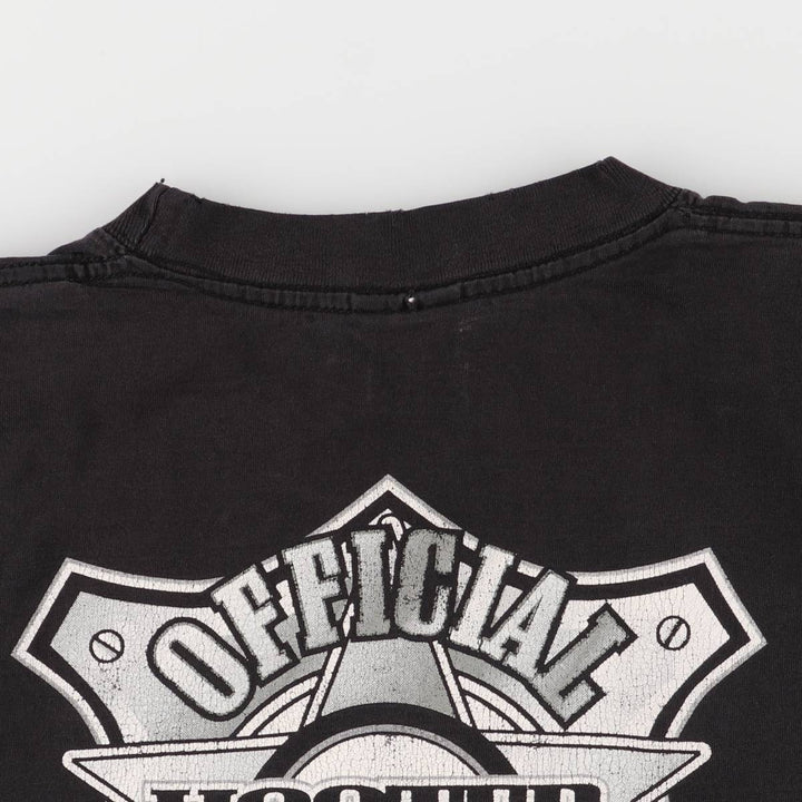 King HOOTERS Advertising T-Shirt, Made in Canada, Men's XXL cotton black type Vintage Second Hand