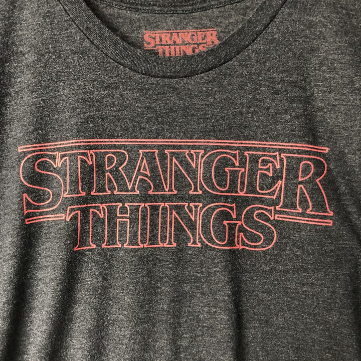 STRANGER THINGS Stranger Things Movie T-shirt Men's L size cotton Charcoal Vintage Second Hand