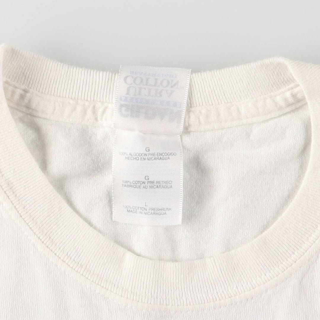 2000'S Gildan Bud Light Advertising T-Shirt, Men's Size L cotton white type Vintage Second Hand
