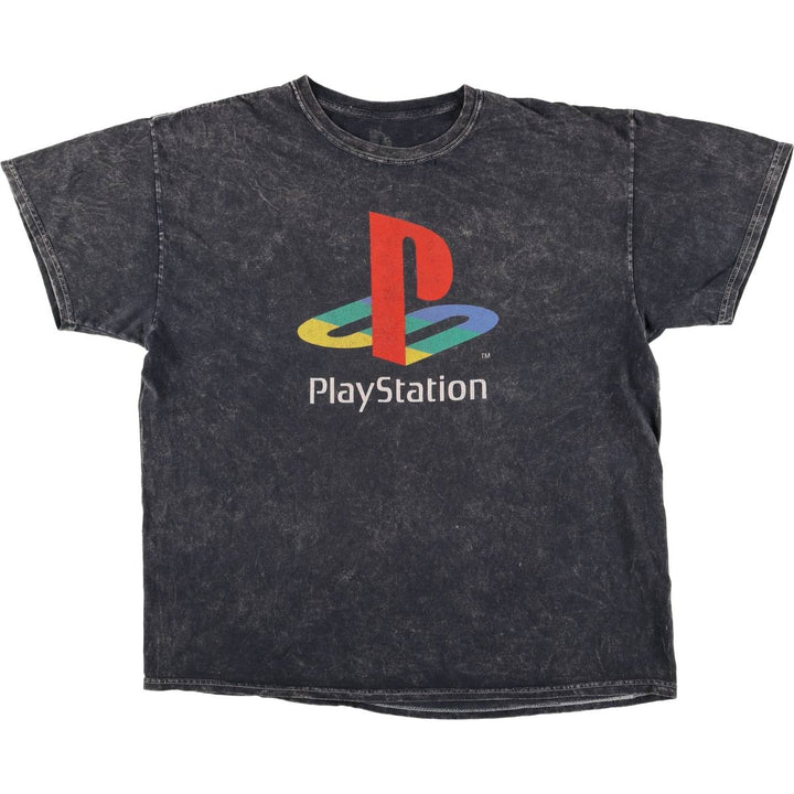 PlayStation Advertising T-shirt, Men's Size M unclear black type Vintage Second Hand