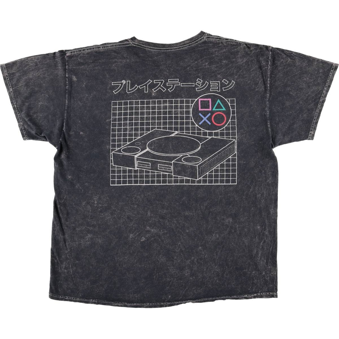 PlayStation Advertising T-shirt, Men's Size M unclear black type Vintage Second Hand