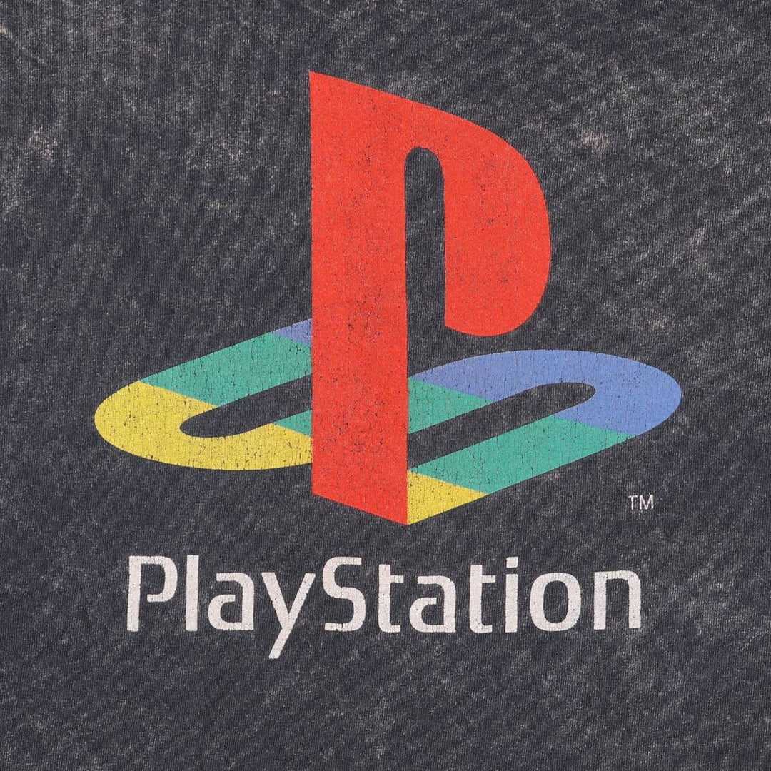PlayStation Advertising T-shirt, Men's Size M unclear black type Vintage Second Hand