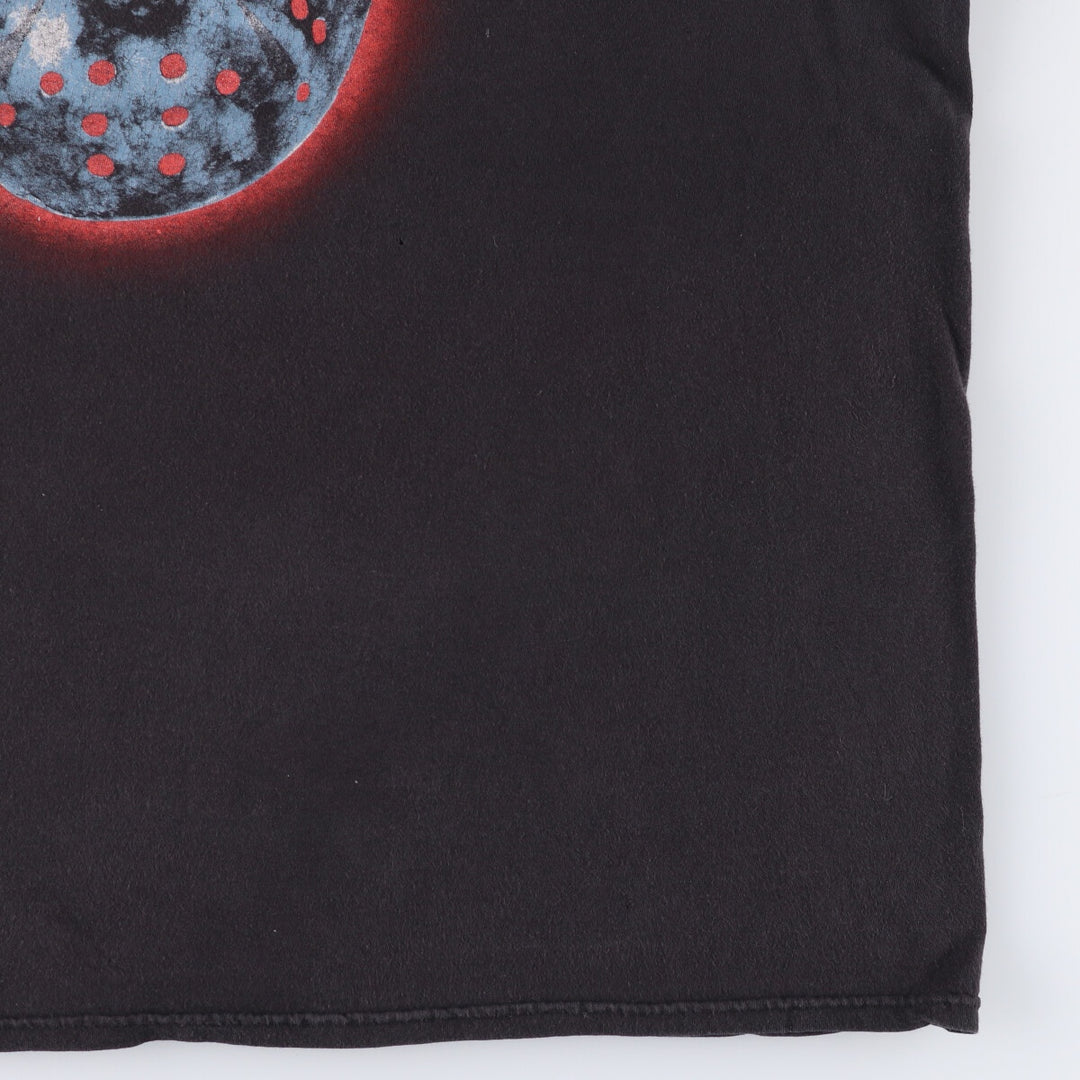 FRYDAY THE 13 Friday the 13th Movie T-shirt Men's XL size cotton black type Vintage Second Hand