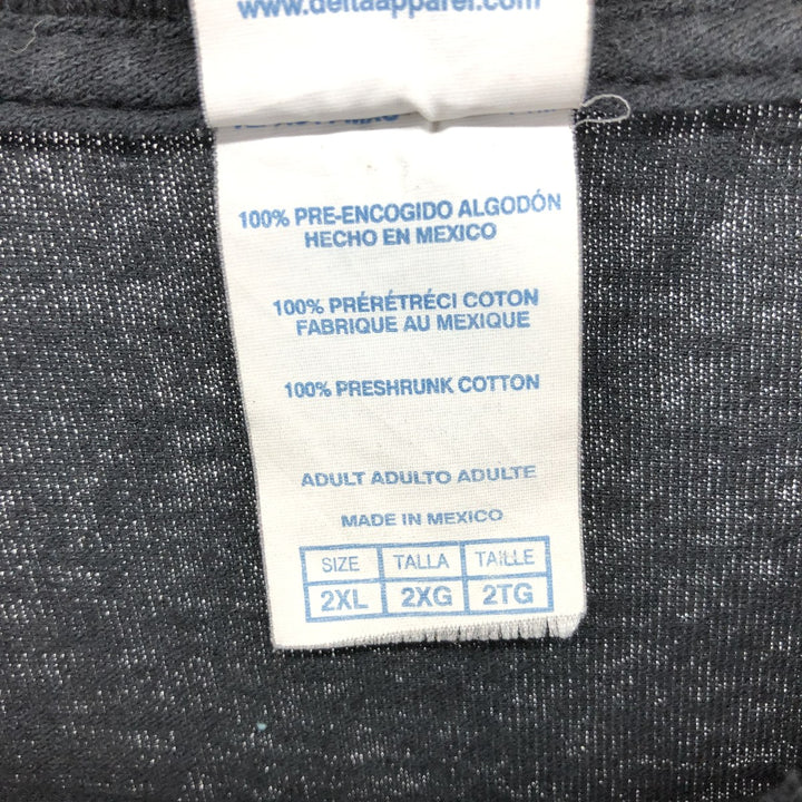 Delta DELTA PRO WEIGHT Pro Weight THE WALKING DEAD Movie T-shirt Men's XXL cotton black type Vintage Second Hand