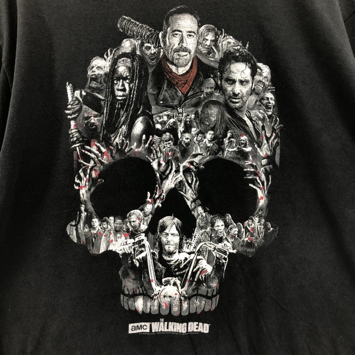 Delta DELTA PRO WEIGHT Pro Weight THE WALKING DEAD Movie T-shirt Men's XXL cotton black type Vintage Second Hand