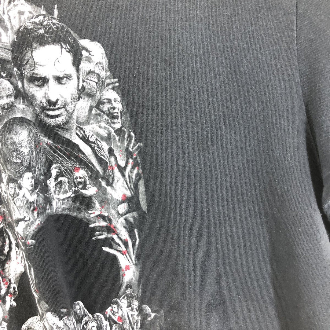 Delta DELTA PRO WEIGHT Pro Weight THE WALKING DEAD Movie T-shirt Men's XXL cotton black type Vintage Second Hand