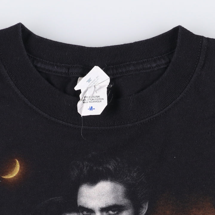 00'S Anvil The Twilight Saga New Moon Movie T-shirt Men's M size cotton black type Vintage Second Hand