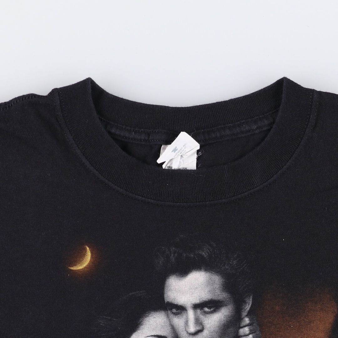 00'S Anvil The Twilight Saga New Moon Movie T-shirt Men's M size cotton black type Vintage Second Hand