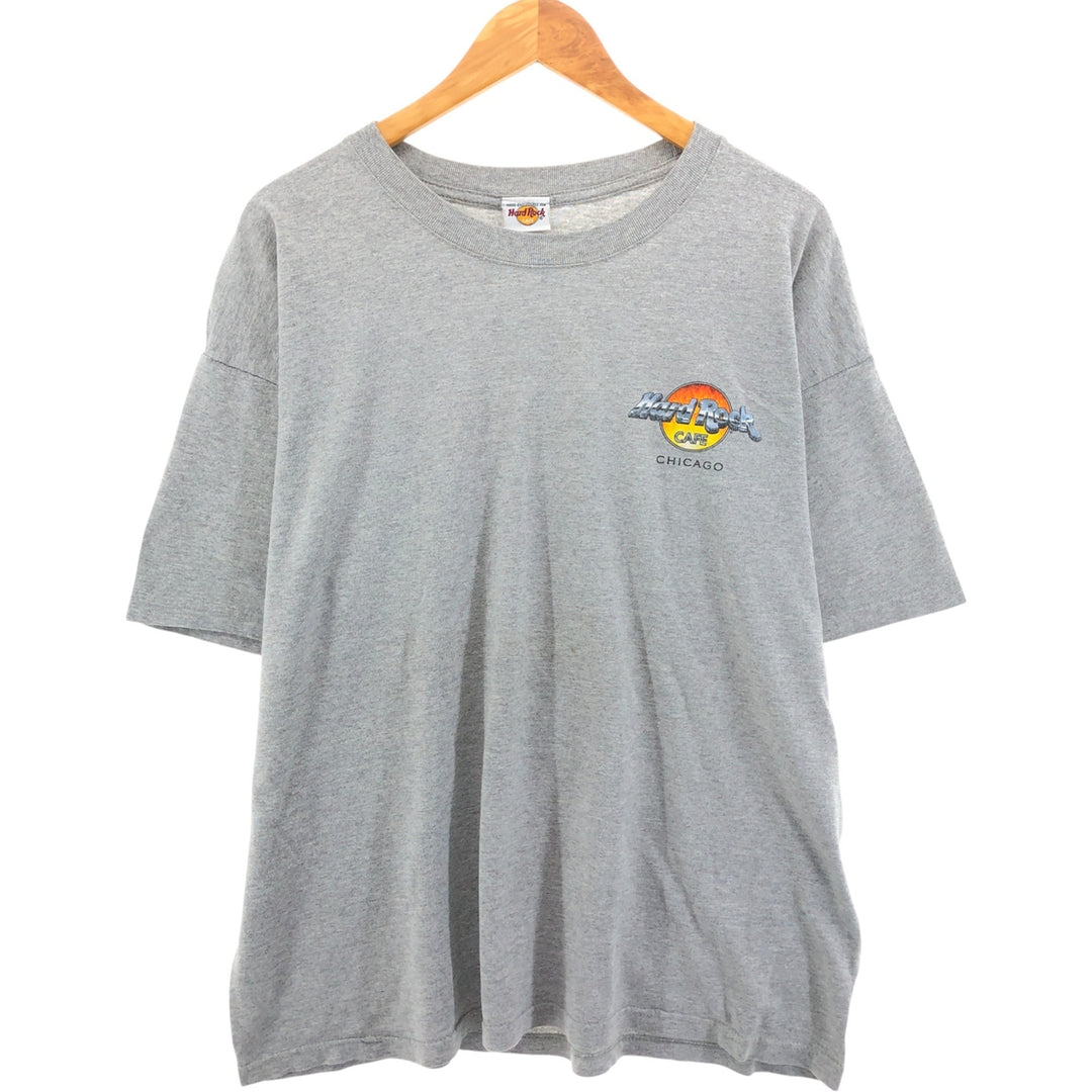 HARD ROCK CAFE Hard Rock Cafe Advertising T-shirt Made in USA Men's XL cotton gray type Vintage Second Hand