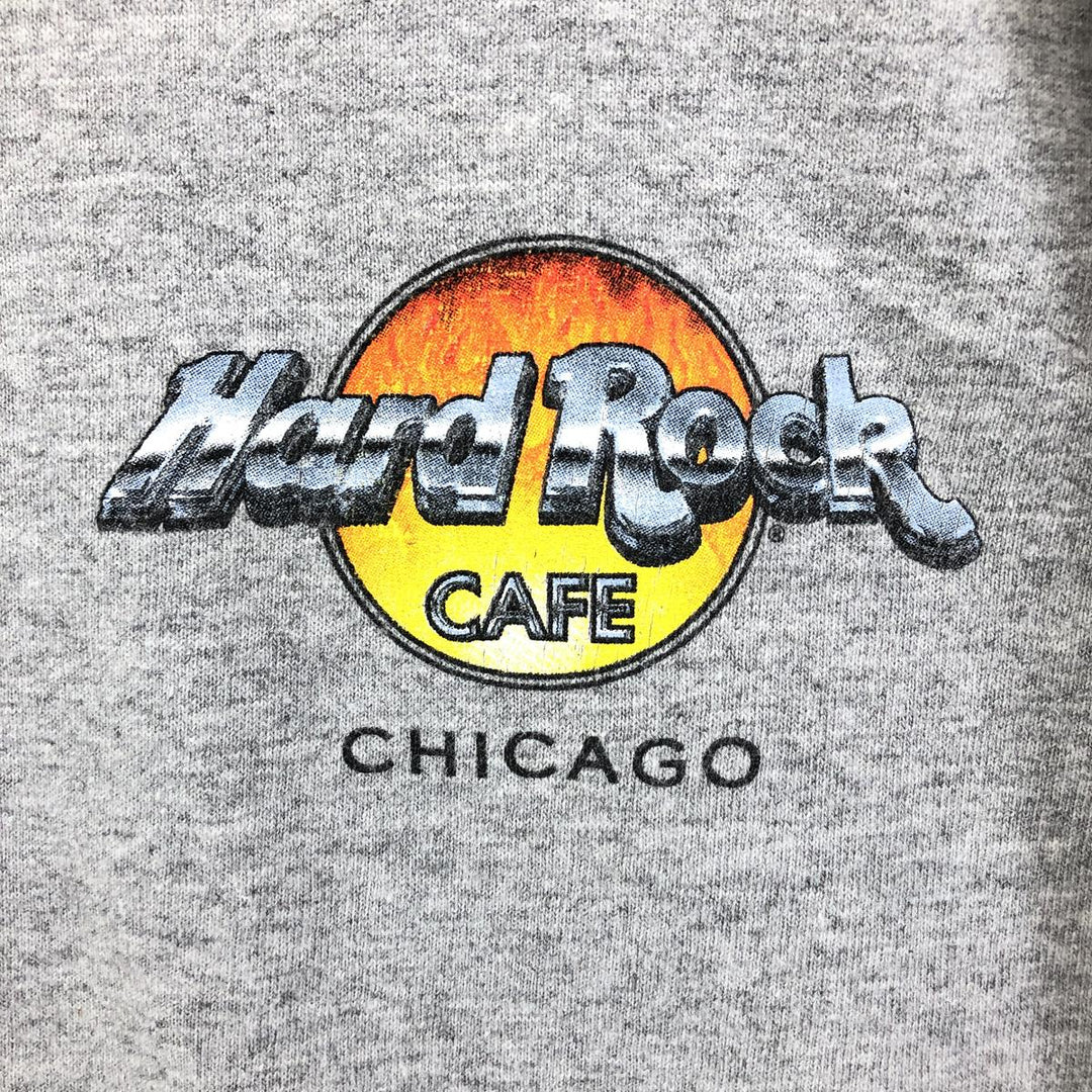 HARD ROCK CAFE Hard Rock Cafe Advertising T-shirt Made in USA Men's XL cotton gray type Vintage Second Hand