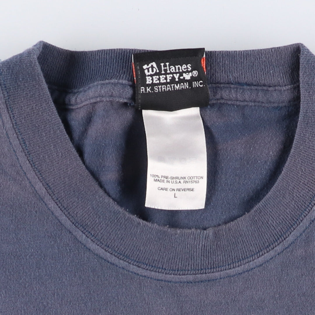 00'S Harley-Davidson Motorcycle Bike T-shirt Made in USA Men's L size cotton Charcoal Vintage Second Hand