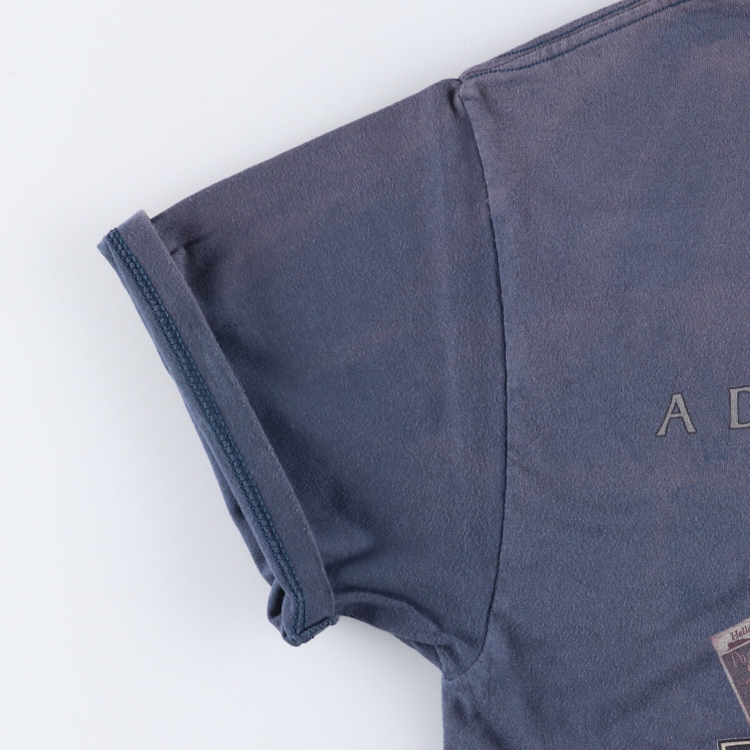 00'S Harley-Davidson Motorcycle Bike T-shirt Made in USA Men's L size cotton Charcoal Vintage Second Hand