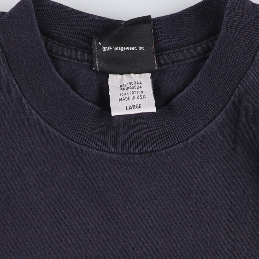 00'S Harley-Davidson Motorcycle Bike T-shirt Made in USA Men's L size cotton black type Vintage Second Hand