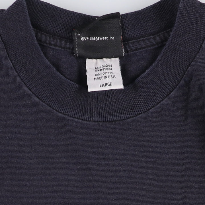 00'S Harley-Davidson Motorcycle Bike T-shirt Made in USA Men's L size cotton black type Vintage Second Hand