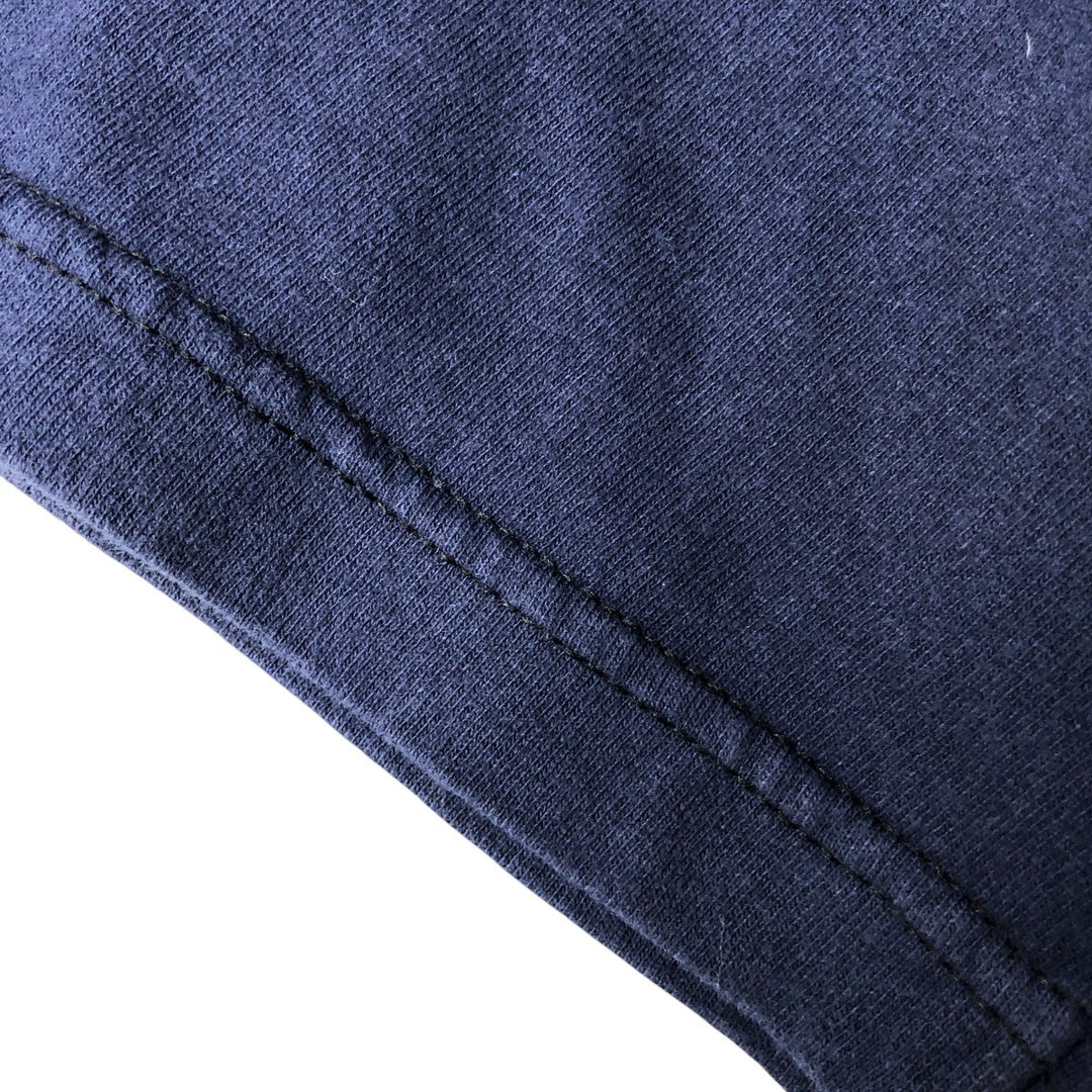 90'S Fruit of the Loom plain T-shirt, made in the USA, men's size L, vintage cotton navy blue type Vintage Second Hand
