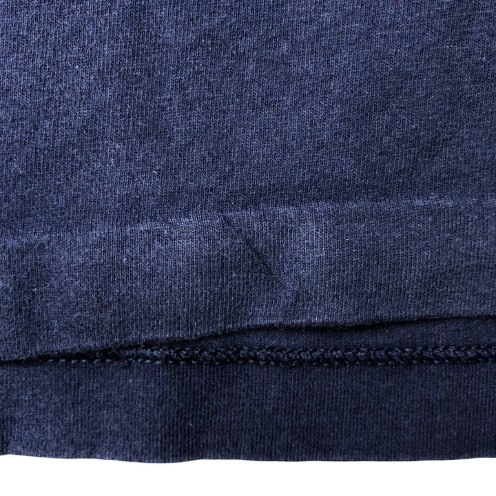 90'S Fruit of the Loom plain T-shirt, made in the USA, men's size L, vintage cotton navy blue type Vintage Second Hand