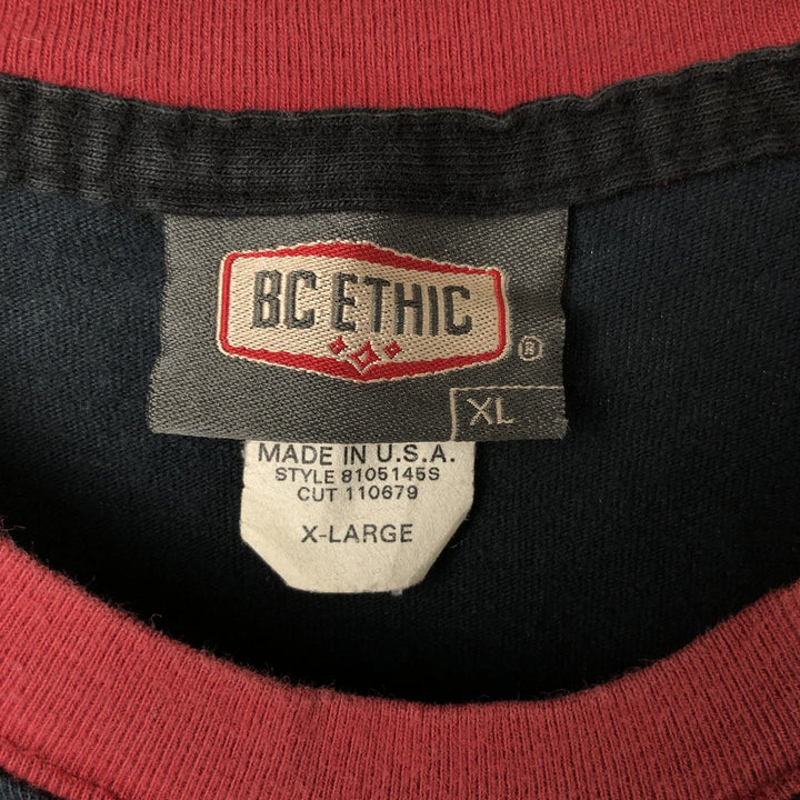 00's BC ETHIC AC cotton black type Vintage Second Hand