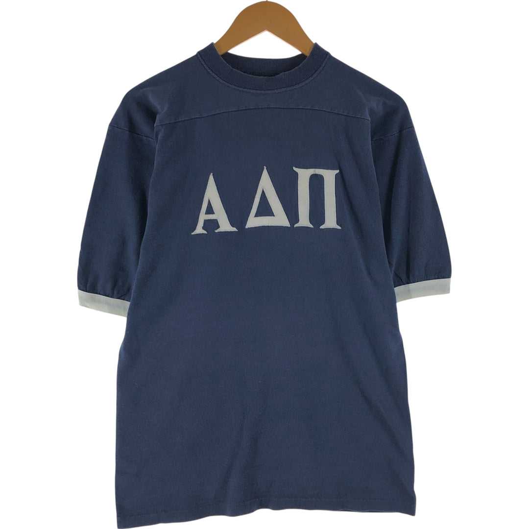 Vintage 90'S college T-shirt, size S, men's unclear navy blue type Vintage Second Hand