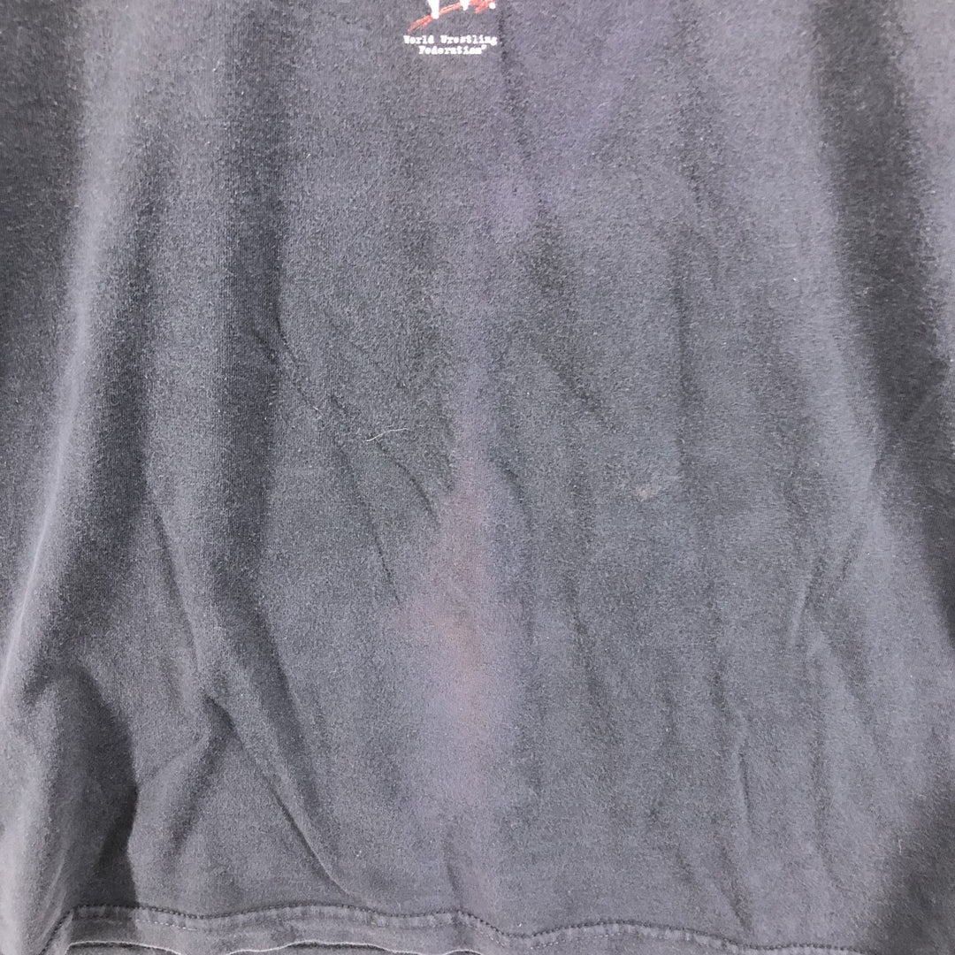 2000'S Alstyle Dwayne Johnson Sports Print T-Shirt, Men's Size L cotton black type Vintage Second Hand