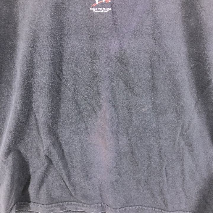 2000'S Alstyle Dwayne Johnson Sports Print T-Shirt, Men's Size L cotton black type Vintage Second Hand