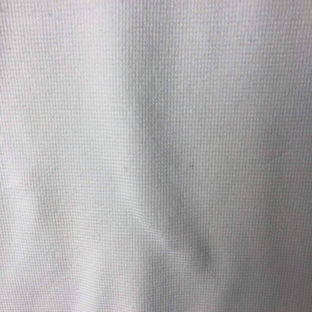 Ralph Lauren POLO RALPH LAUREN Thermal Ron T Waffle Men's L size cotton white type Vintage Second Hand