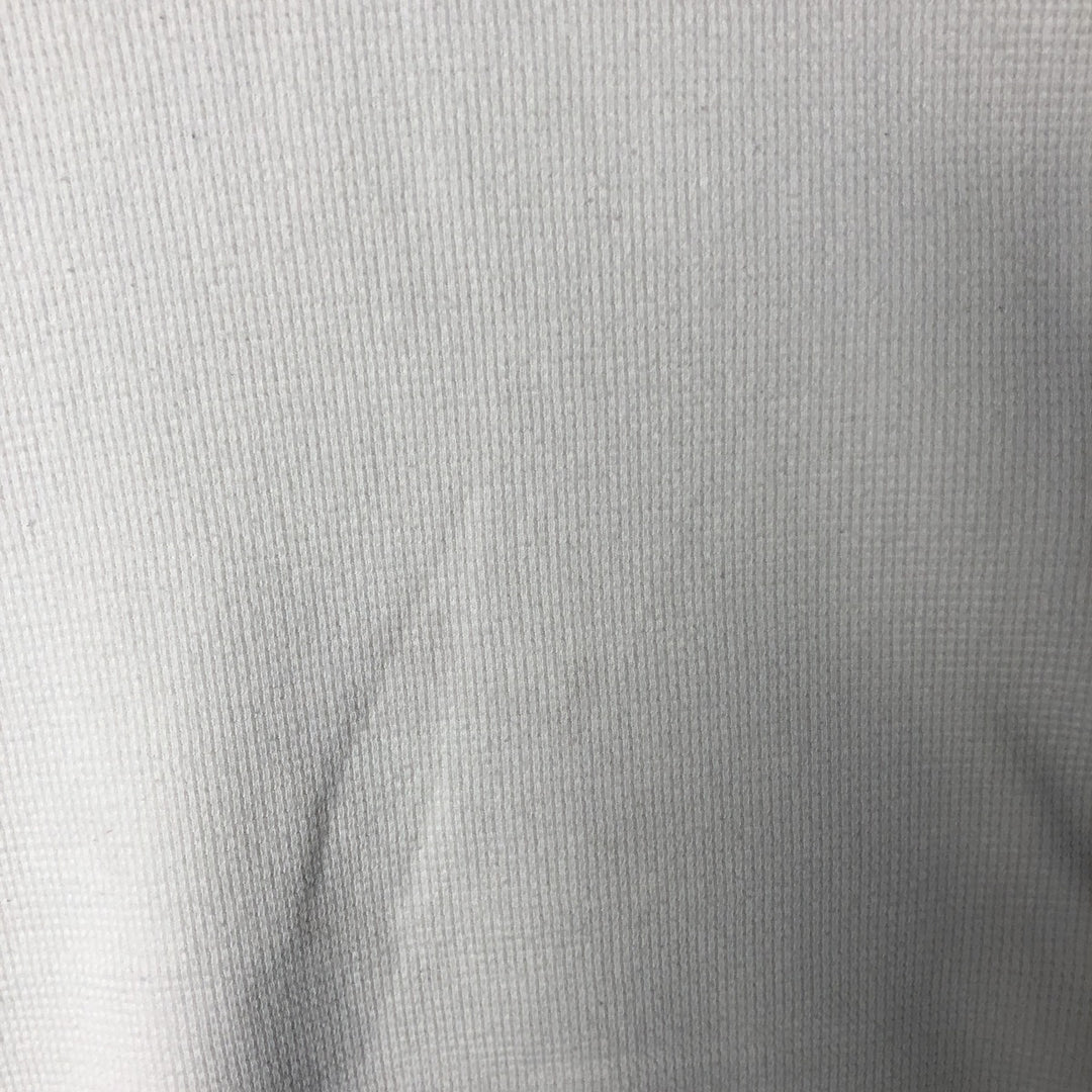 Ralph Lauren POLO RALPH LAUREN Thermal Ron T Waffle Men's L size cotton white type Vintage Second Hand