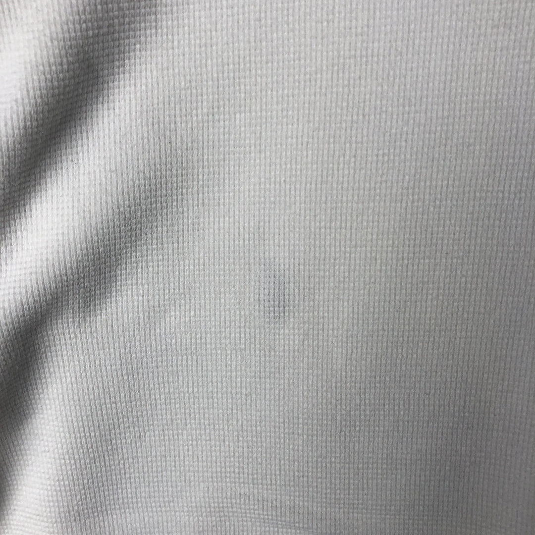 Ralph Lauren POLO RALPH LAUREN Thermal Ron T Waffle Men's L size cotton white type Vintage Second Hand