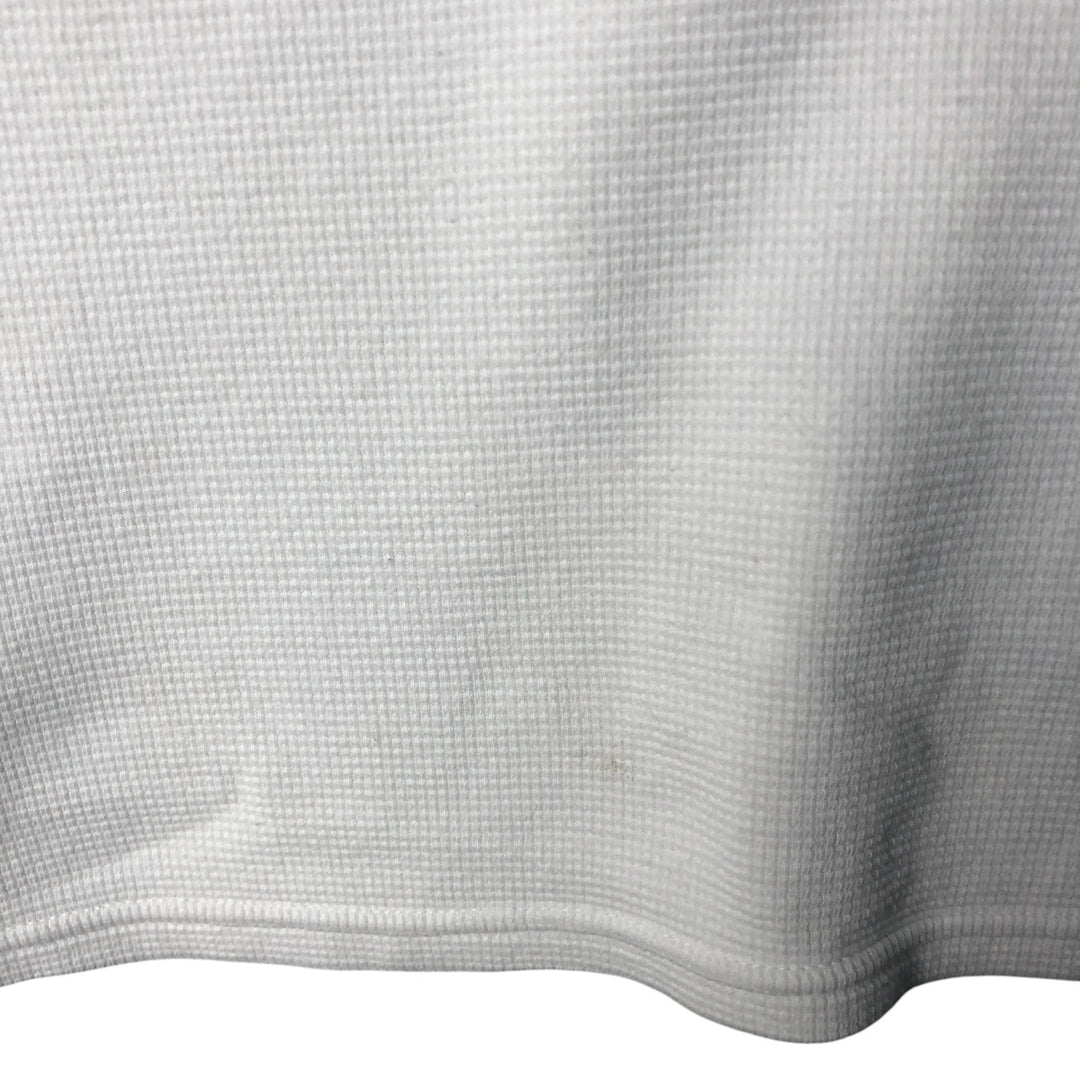Ralph Lauren POLO RALPH LAUREN Thermal Ron T Waffle Men's L size cotton white type Vintage Second Hand